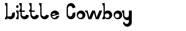 Little Cowboy font preview
